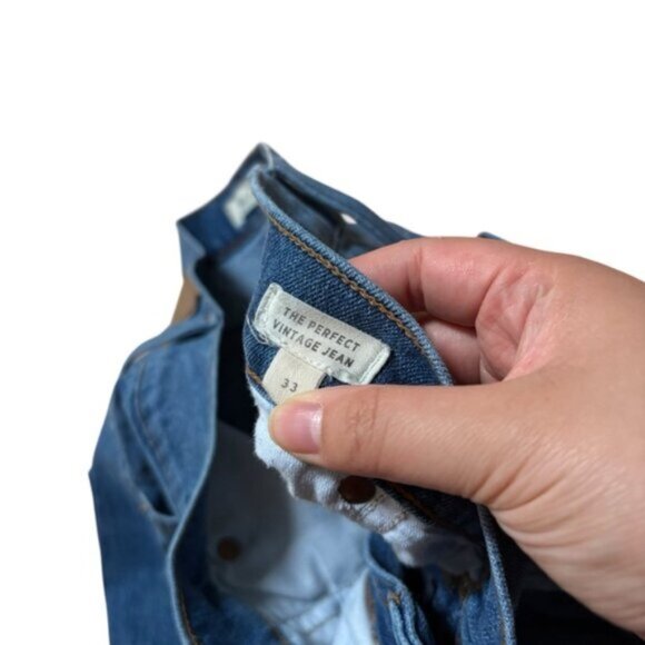 Madewell The Perfect Vintage Jeans Pants Blue Size 33 - Picture 4 of 7